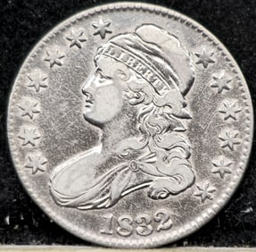 1832 Capped Bust Silver Half Dollar