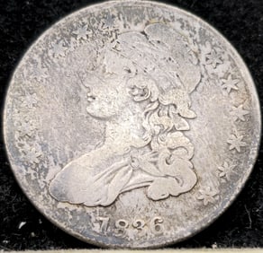 1836 Capped Bust Silver Half Dollar