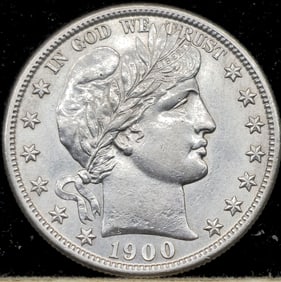 1900-S Barber Silver Half Dollar
