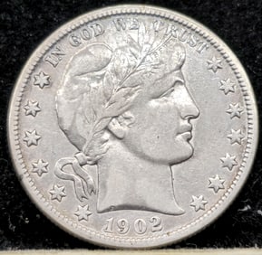1902-O Barber Silver Half Dollar