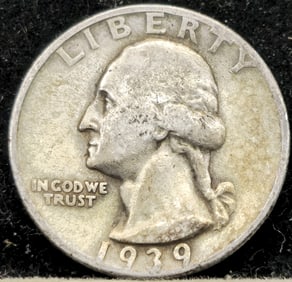 1939-S Washington Silver Quarter Dollar