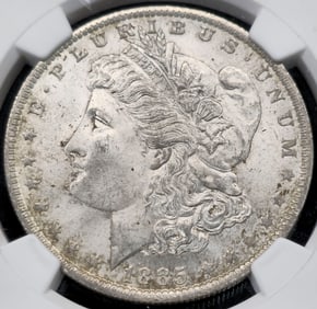 1885-O Morgan Silver Dollar MS 64 NGC