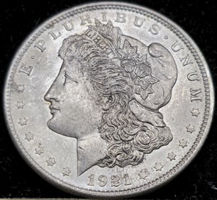 1921 Morgan Silver Dollar PL Uncirculated