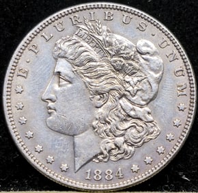 1884 Morgan Silver Dollar Uncirculated PL