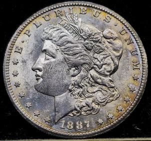 1887-S Morgan Silver Dollar Uncirculated PL