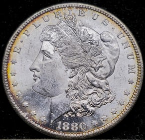 1880-S Morgan Silver Dollar Uncirculated DMPL