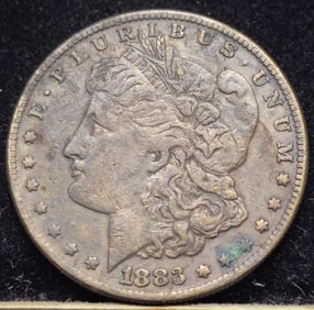 1883-CC Morgan Silver Dollar