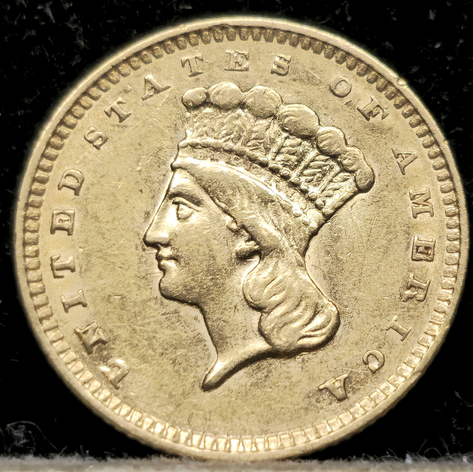 1856 $1 Gold Princess Coin (1 of 4)