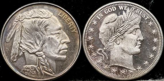 1ozt. Silver Art Rounds