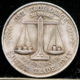 1ozt. Silver Art Round