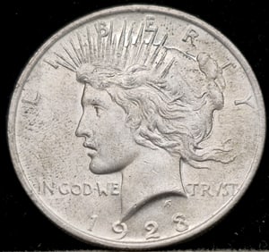 1923 Peace Silver Dollar Uncirculated