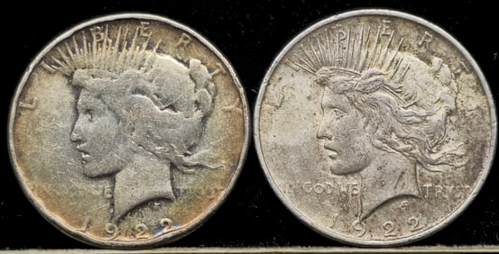 1922 Peace Silver Dollars