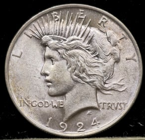 1924 Peace Silver Dollar Uncirculated