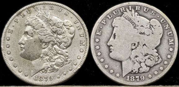 1879 Morgan Silver Dollars