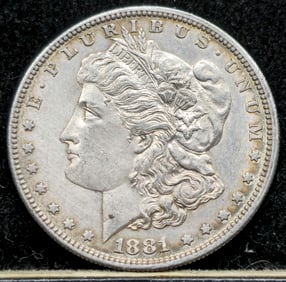 1881-S Morgan Silver Dollar Uncirculated