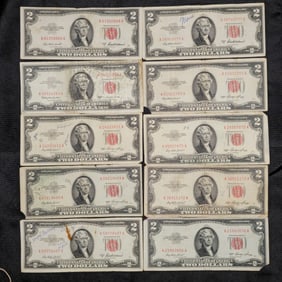 1953 $2 United States Bank Notes