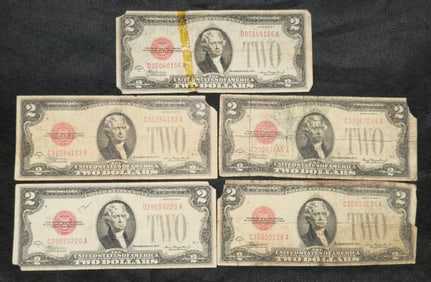 1928 D $2 United States Bank Notes