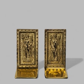 Doors to The Library of Congress Bronze Bookends