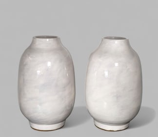 Chinese Glazed Stoneware Vases