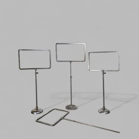 Art Deco & MCM Store Display Sign Holders