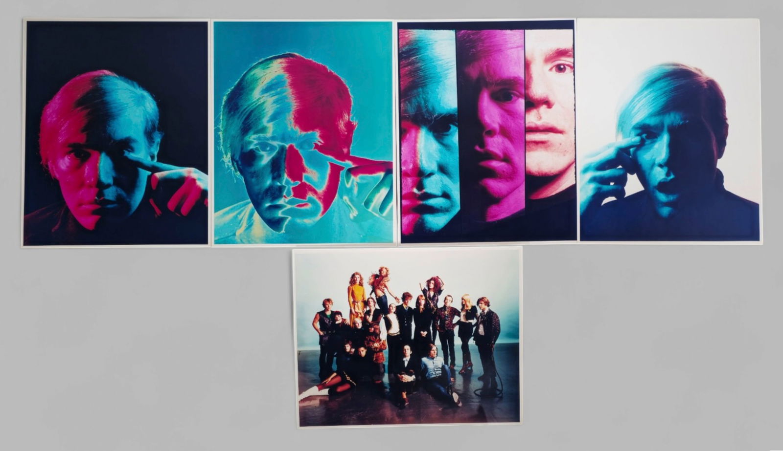 Phillippe Halsman (1906-1979) (NYC) Silver Gelatin Prints, Andy Warhol 1968 (1 of 15)