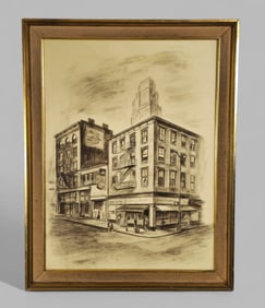 Floyd Berg Pencil, Vine Street Downtown, Cincinnati Ohio