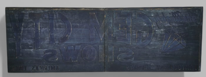 Industrial Two Piece "Gem City Shows" Print Blocks
