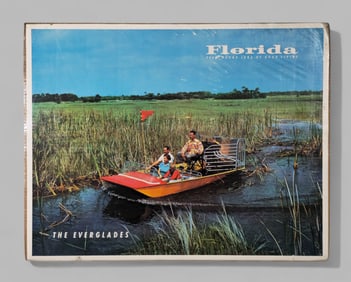 Florida "The Everglades" Year 'round Land of Good Living Poster