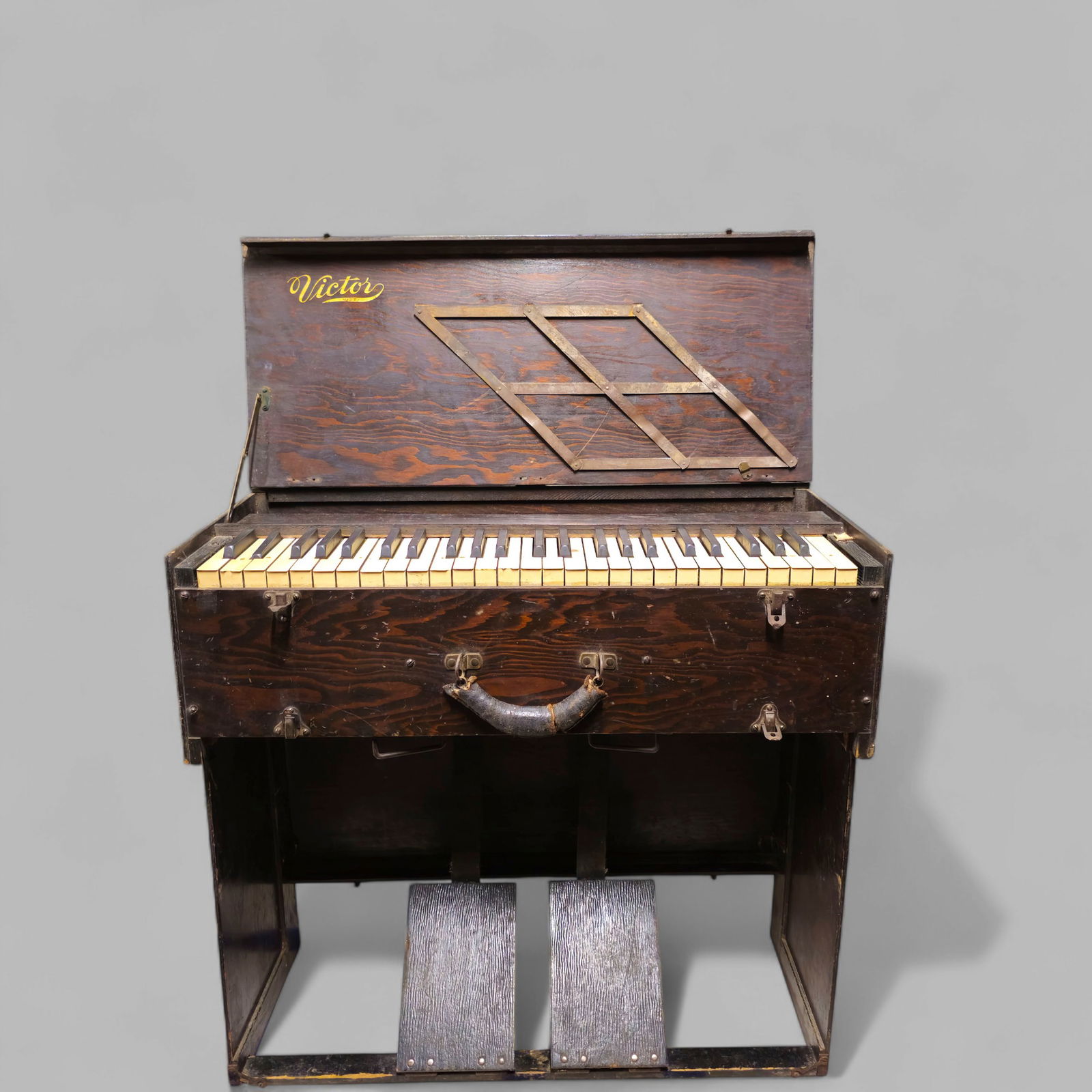 Victor A.L. White Folding Portable Champlain Pump Organ (1 of 11)