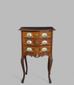 French Louis XV Style Porcelain Mount Stand