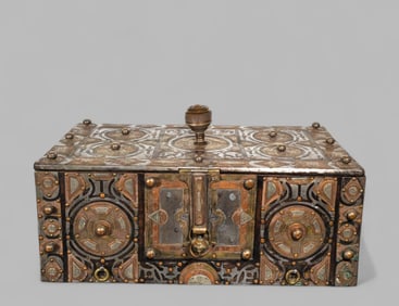 African Tuareg Mauritania Mixed Metal Box