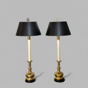 Frederick Cooper Candlestick Lamps