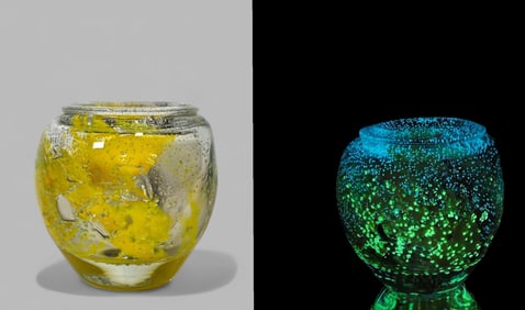 Jean Claude Novarro (B. 1943) Art Glass Vase