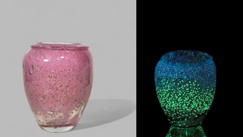 Jean Claude Novarro (B. 1943) Art Glass Vase