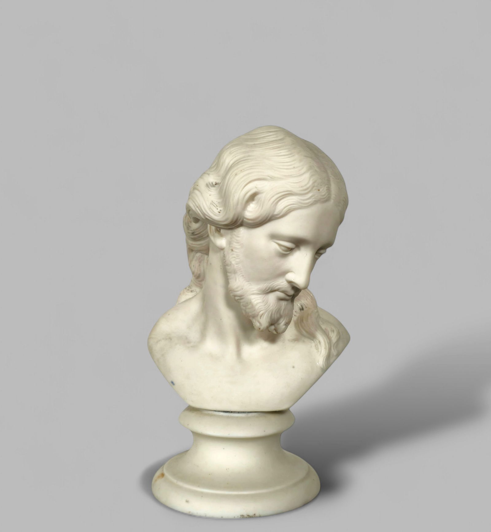 Jesus Christ Parian Ware Porcelain Bust (1 of 6)