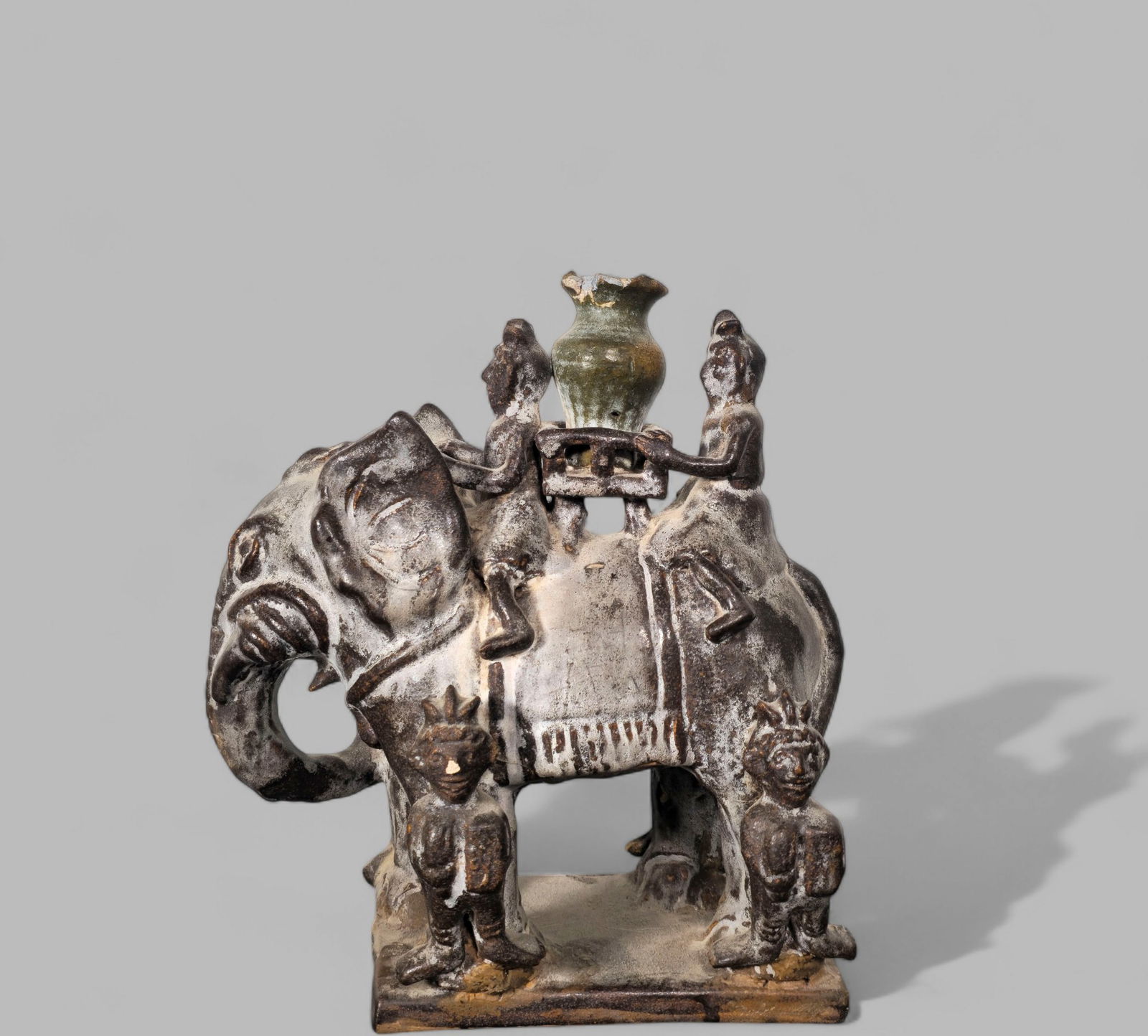 19th Century Thai Model of War Elephant (1 of 8)