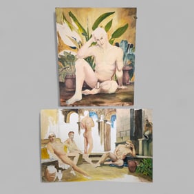 Oils of Nude Men