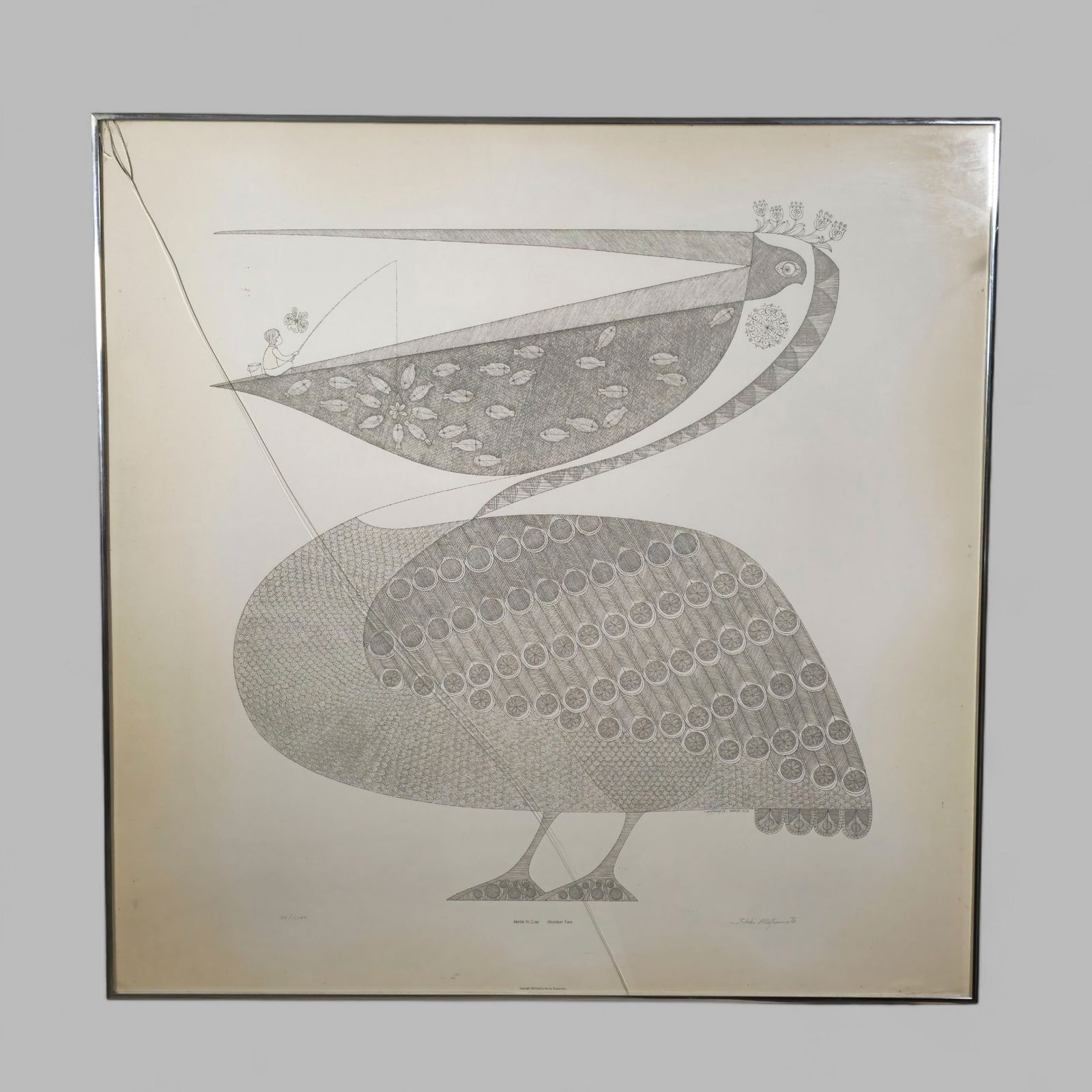 Ikki Matsomoto Lithograph "Pelican" (1 of 12)