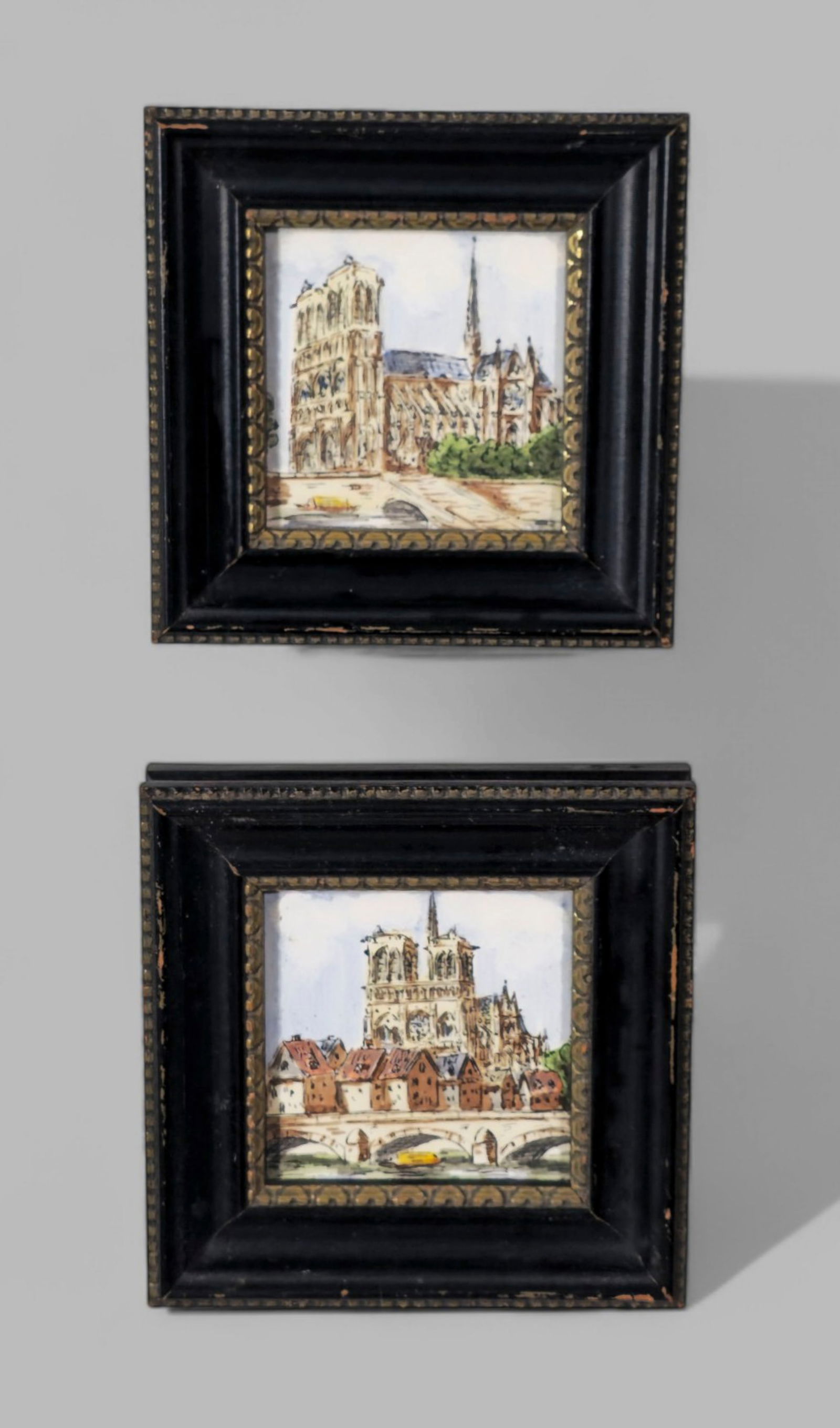 Oils of Notre Dame Cathedral on Tile (1 of 8)