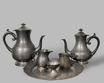 Woodbury's & Assembled Pewter Coffee & Tea Service