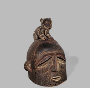 African Suku Helmet Mask