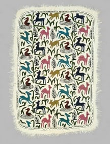 Kashmir Namda Pictural Animal Rug