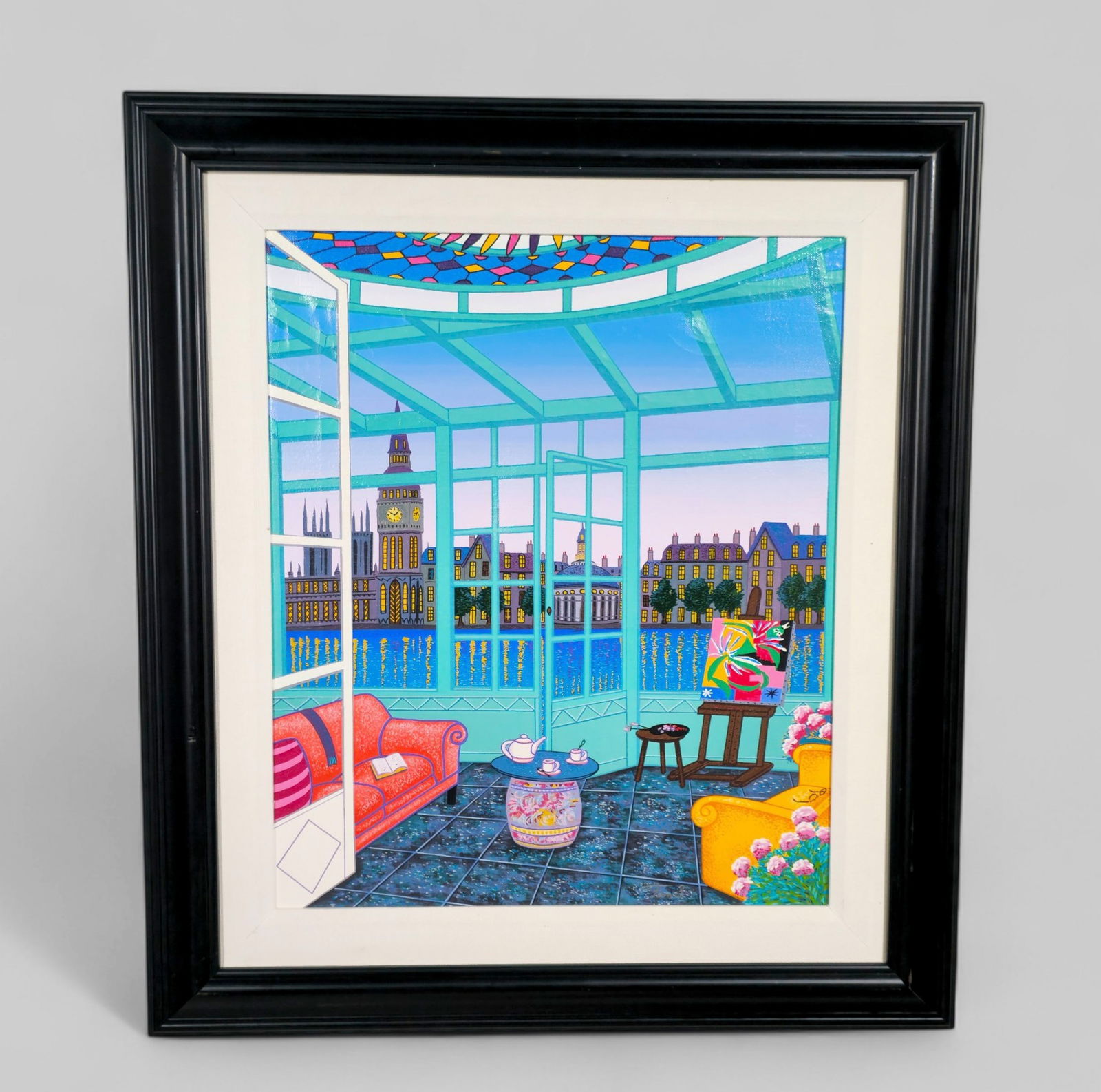 Fanch Ledan  "Veranada Matisse" Serigraph on Linen (1 of 10)