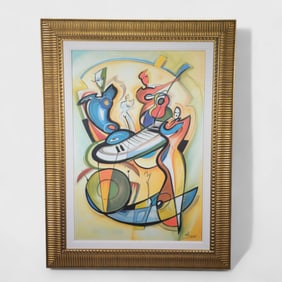 Alfred Gokel "Play it Again" Giclee