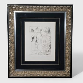 Pablo Picasso ""Bande Dessinee" Etching 347 Series