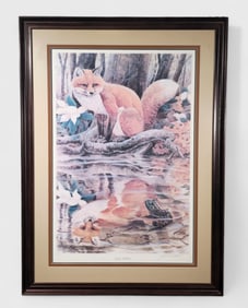John Ruthven "Winter Reflection" Lithograph