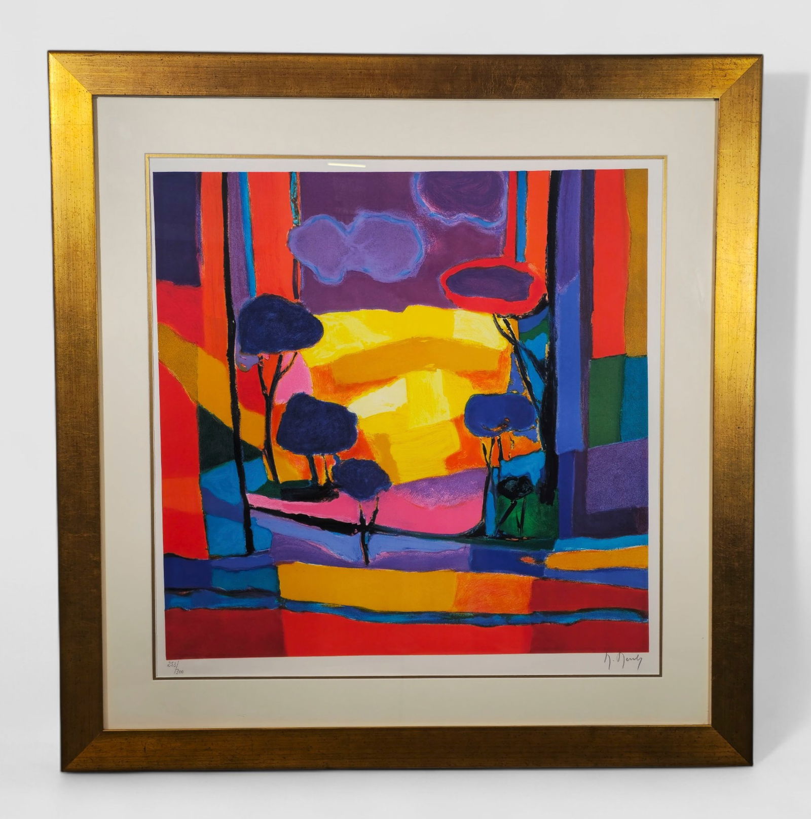 Marcel Mouly "Champ de colza autre" Lithograph (1 of 10)
