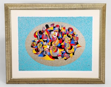 Anatole Krasnyansky "Heavenly Music Session II" Serigraph