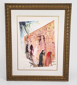 Salvador Dali "The Wailing Wall" Limited Edition Lithograph