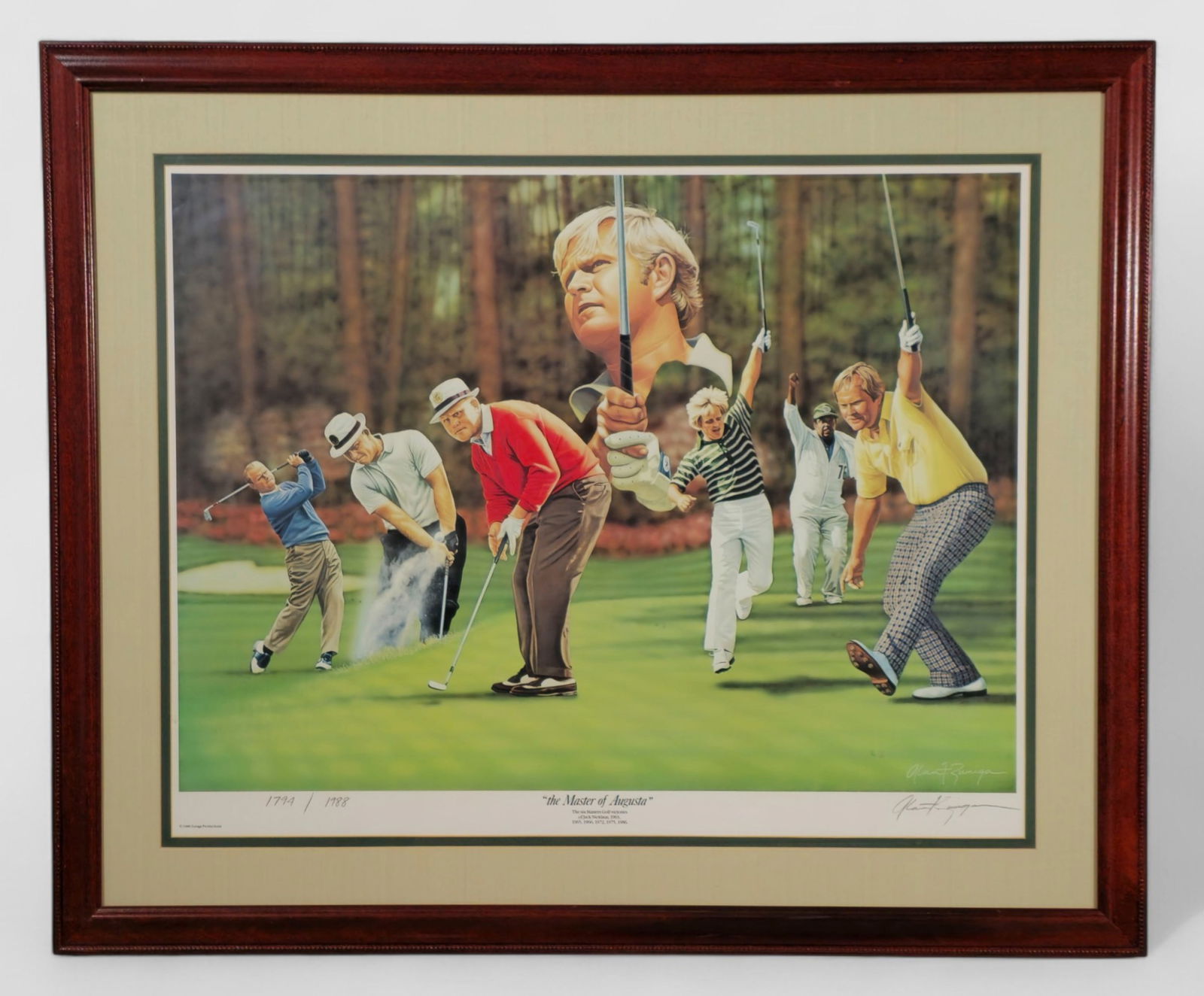 Alan Zuniga "Master of Augusta Jack Nicklaus" Print (1 of 9)